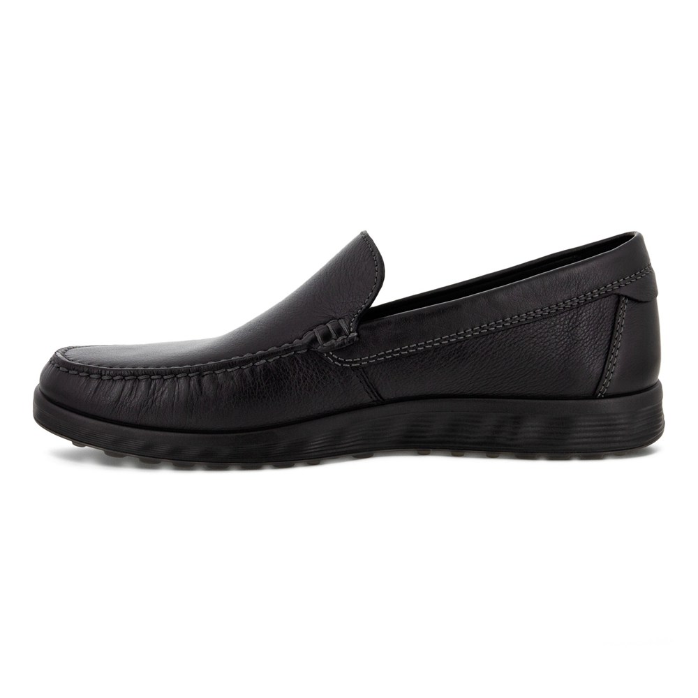 ECCO Mens Moccasins Black - S Lite Moc - ADI-038279